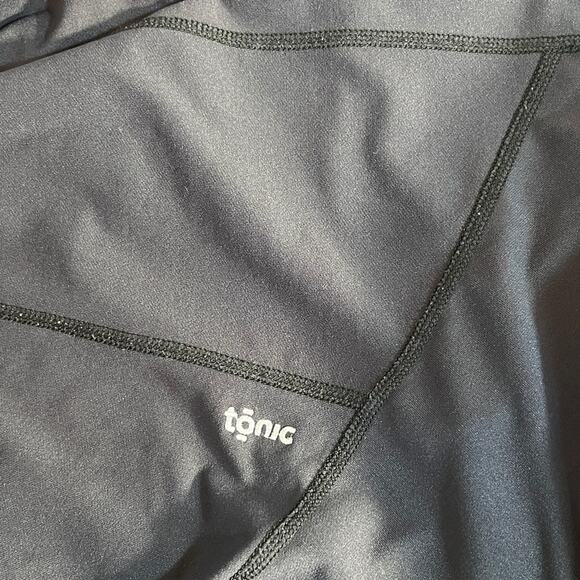 Tonic Black Strappy Tennis Dress with Built in Bra Size L - Picture 7 of 7